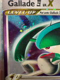 Pokemon TCG Gallade E4 LV. X Rising Rivals Holo Rare RARE SWIRLS