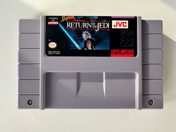 Super Star Wars Return of the Jedi Loose Cart JVC SNES!