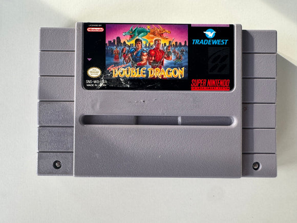 Super Double Dragon Loose Cart SNES Super Nintendo!