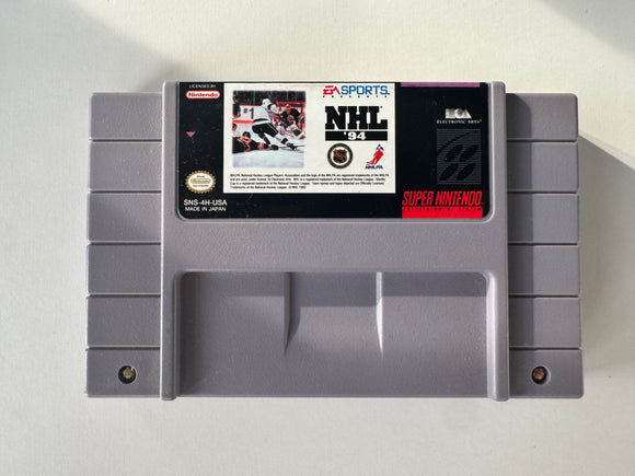 NHL 94 Loose Cart SNES Super Nintendo Entertainment System!