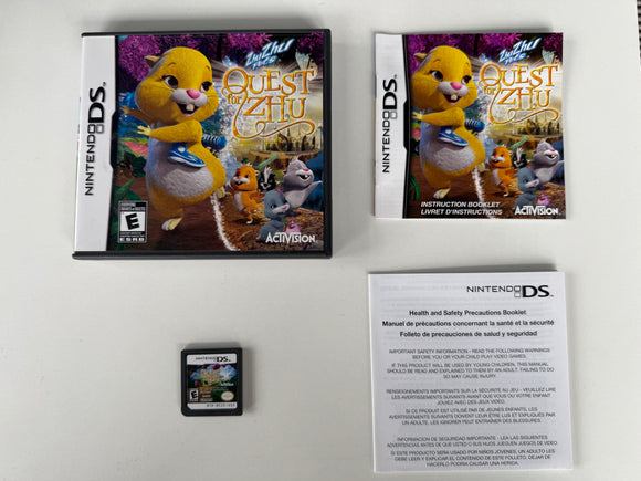 ZhuZhu Pets Quest For Zhu Nintendo DS CIB w/ Manual