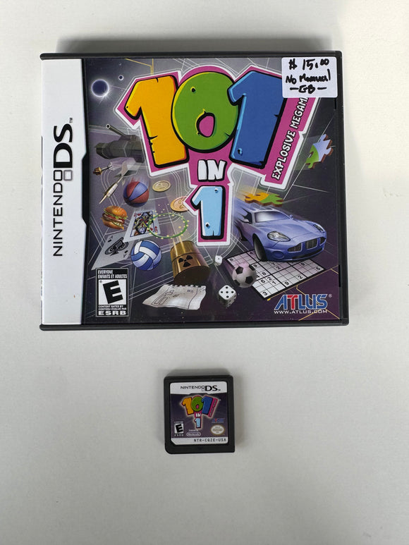 101 in 1 Explosive Megamix Nintendo DS No Manual