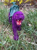1982 He-Man MOTU Panthor Flocked w/ Saddle 100% Complete Made in Taiwan