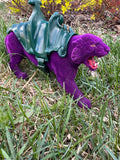 1982 He-Man MOTU Panthor Flocked w/ Saddle 100% Complete Made in Taiwan