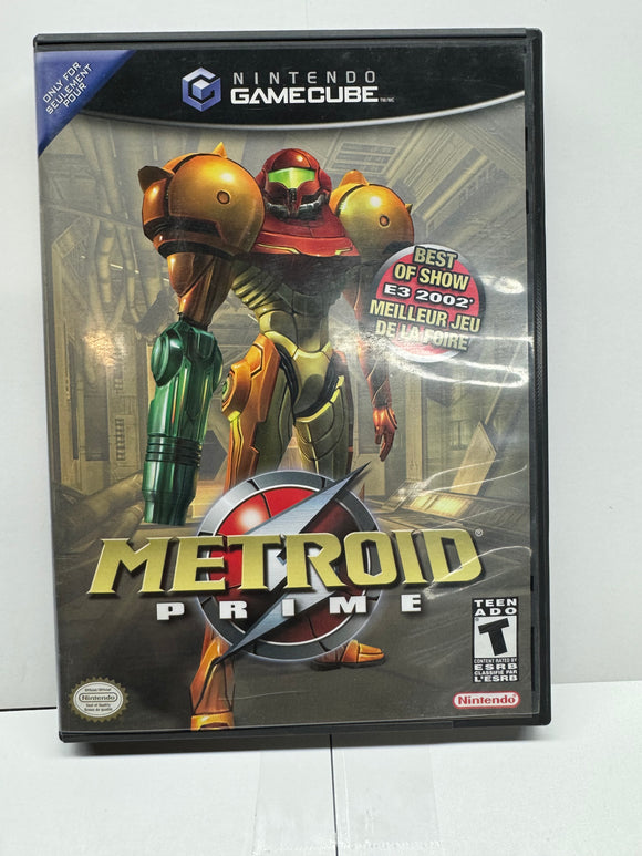 Gamecube Metroid Prime Nintendo 2002 CIB w/ Manual!