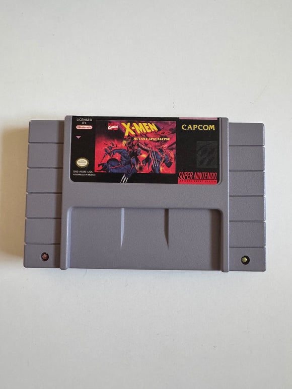 X-Men Mutant Apocalypse SNES Super Nintendo 1994 Authentic Cart Only