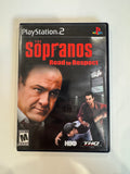 The Sopranos: Road to Respect PS2 Complete In Box CIB! TESTED!