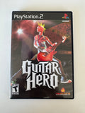 Guitar Hero PlayStation PS2 Complete In Box CIB! TESTED!