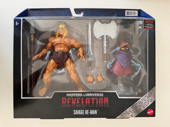 Mattel 2021 MOTU Masterverse Revelation Savage He-Man SEALED NIB