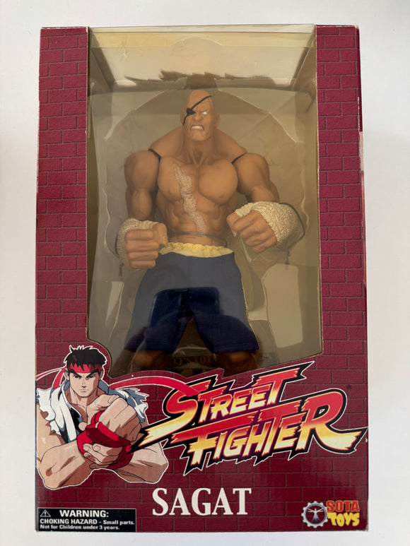 Sota Toys Street Fighter SAGAT Limited Edition 2132/7500 SEALED NIP