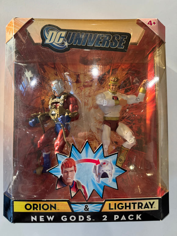 Mattel 2008 DC Universe New Gods 2 Pack Orion & Lightray SEALED NIP