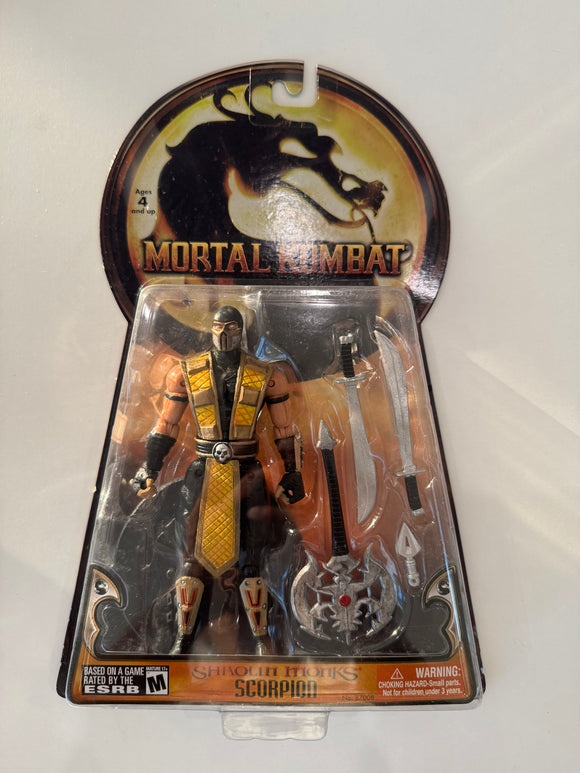 2005 Mortal Kombat Shaolin Monks Scorpion Action Figure SEALED NIP