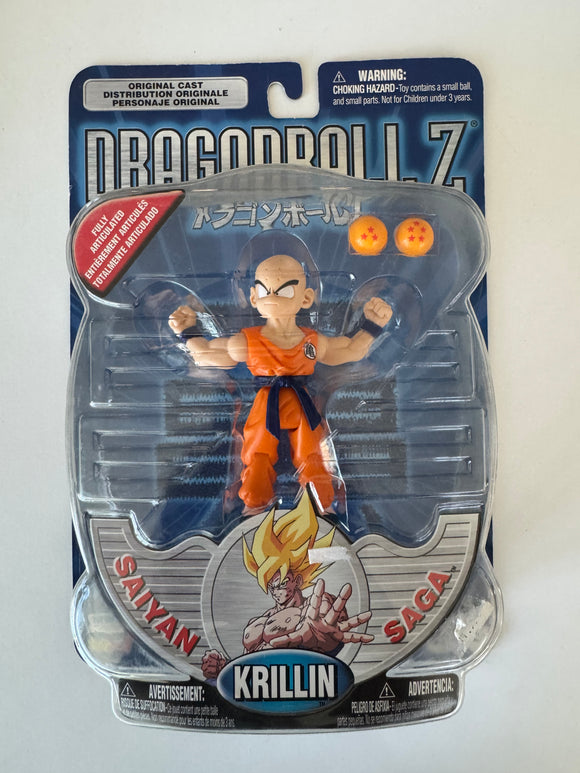 Dragon Ball Z Saiyan Saga Krillin Action Figure SEALED NIP