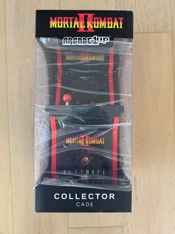 Mortal Kombat II Arcade-1up Collector Cade LCD Screen SEALED NIP