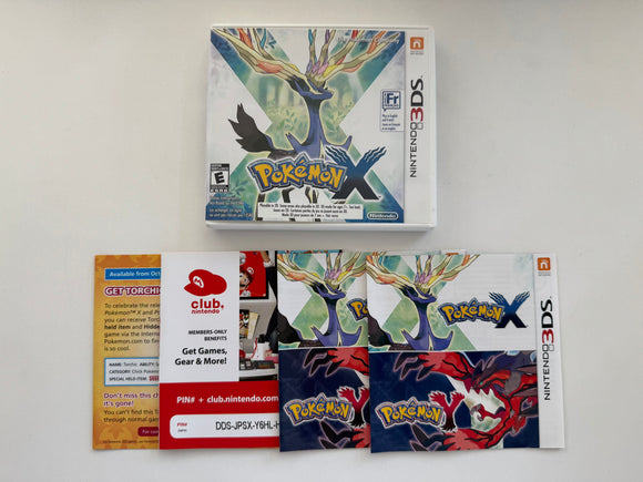Pokemon X 2013 Nintendo 3DS CIB w/ Manual