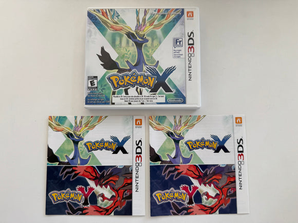 Pokemon X 2013 Nintendo 3DS CIB w/ Manual
