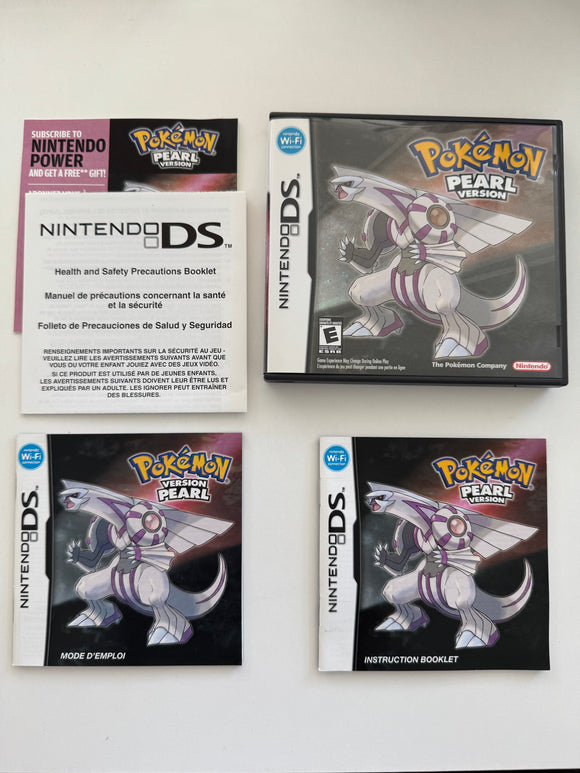 Pokemon Pearl Version 2007 Nintendo DS CIB w/ Manual