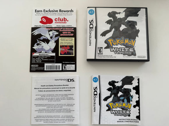 Pokemon White Version 2011 Nintendo DS CIB w/ Manual