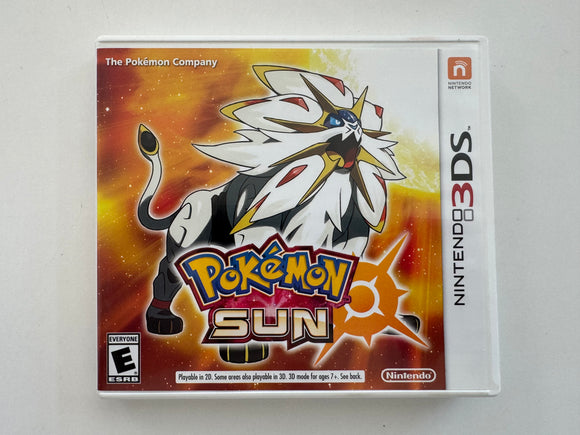 Pokemon Sun 2016 Nintendo 3DS CIB w/ Manual