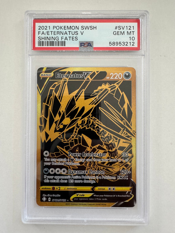 2021 Pokémon SWSH Shining Fates Eternatus V PSA 10 Gem Mint