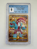 2020 Pokémon SWSH Vivid Voltage Galarian Obstagoon CGC 9 Mint