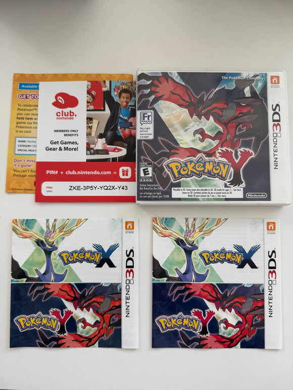 Pokemon Y 2013 Nintendo 3DS CIB w/ Manual