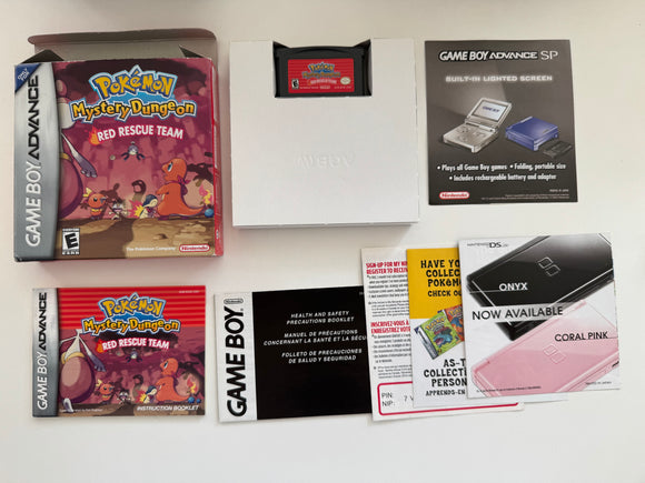 Pokemon Mystery Dungeon Red Rescue Team Gameboy Advance CIB