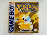 Game Boy Yellow Version Pokemon Special Pikachu Edition No ESRB CIB!