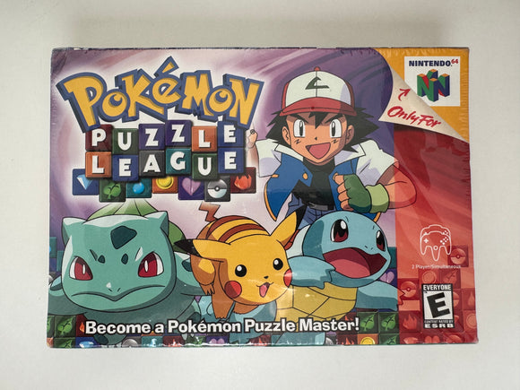 Pokemon Puzzle League Nintendo 64 N64 SEALED!
