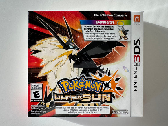 Pokemon Ultra Sun 2017 Nintendo 3DS Bonus Keychain SEALED NIB