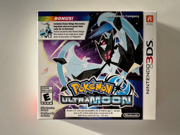 Pokemon Ultra Moon 2017 Nintendo 3DS Bonus Keychain SEALED NIB