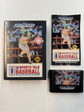 Sports Talk Baseball Sega Genesis CIB w/ Cartridge & Manual