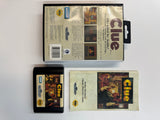 Clue Sega Genesis Complete in Box CIB w/ Cartridge & Manual