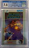 Alpha Mission CGC 7.5 Nintendo NES 1987 CIB Complete in Box! REV-A