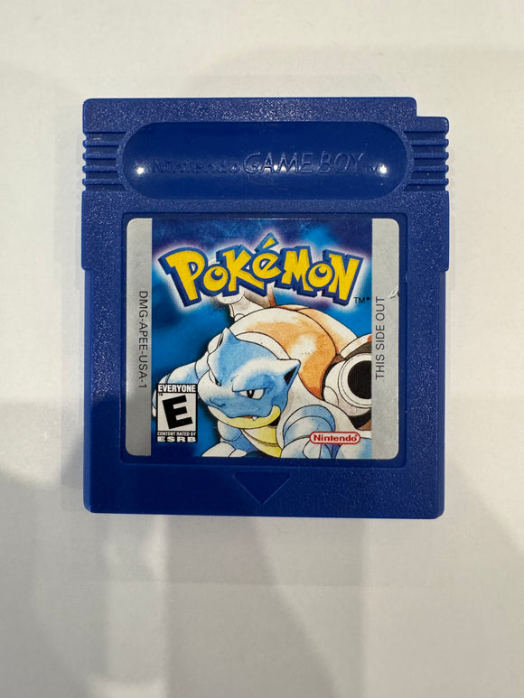 Pokemon Blue Version Nintendo Gameboy 1999 Authentic Cartridge