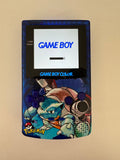 Nintendo Gameboy Color GBC Backlit IPS Modified Blastoise Blue Custom