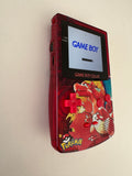 Nintendo Gameboy Color GBC Backlit IPS Modified Charizard Red Custom