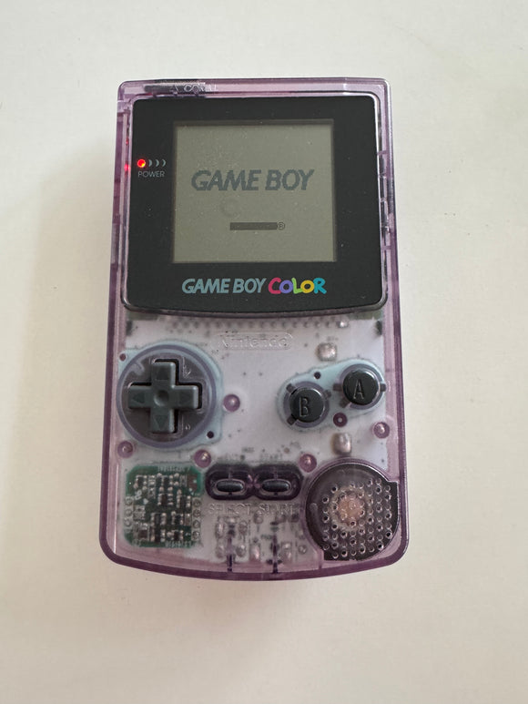 Nintendo Gameboy Color Atomic Purple CGB-001 Tested & Working