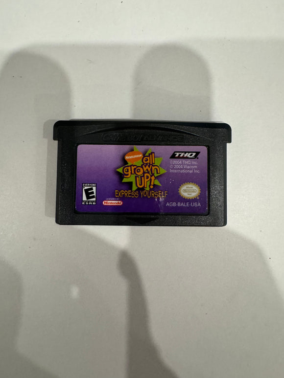 Nickelodeon All Grown Up Nintendo Gameboy Advance GBA 2004 Authentic