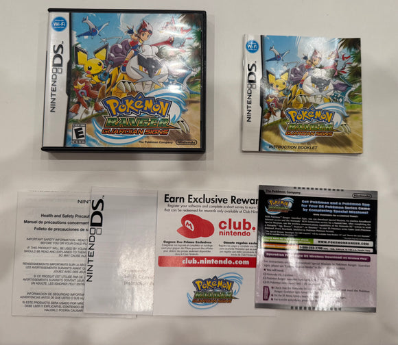 Pokemon Ranger Guardian Signs 2010 Nintendo DS 100% CIB Complete in Box