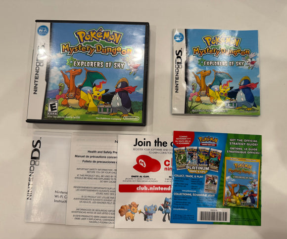 Pokemon Mystery Dungeon Explorers of the Sky 2009 Nintendo DS CIB