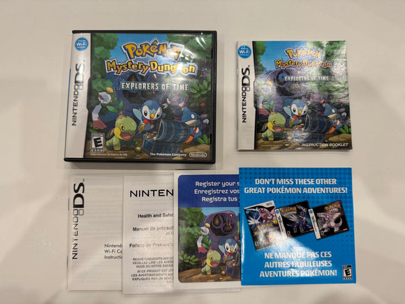 Pokemon Mystery Dungeon Explorers of Time 2008 Nintendo DS CIB