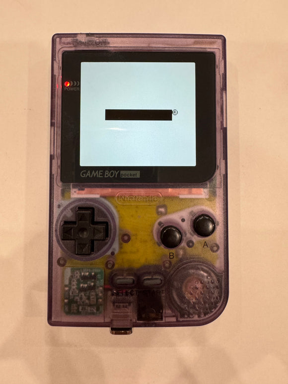 Nintendo Gameboy Pocket 1996 MGB-001 Modified Backlit Screen & Battery