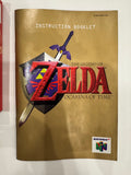 Legend of Zelda Ocarina of Time Nintendo 64 N64 1998 Complete in Box