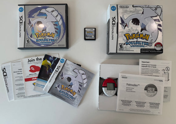 Pokemon SoulSilver 2010 Nintendo DS CIB Complete in Box w/ Pokewalker!