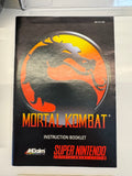 Mortal Kombat Super Nintendo SNES 1999 CIB Complete in Box!