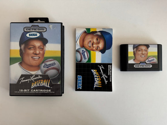 Tommy Lasorda's Baseball Sega Genesis 1992 CIB Complete In Box!