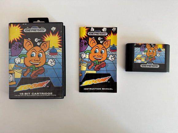 Zoom Sega Genesis 1989 CIB Complete in Box Near MINT!
