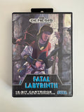 Fatal Labyrinth Sega Genesis 1991 CIB Complete in Box Near MINT!