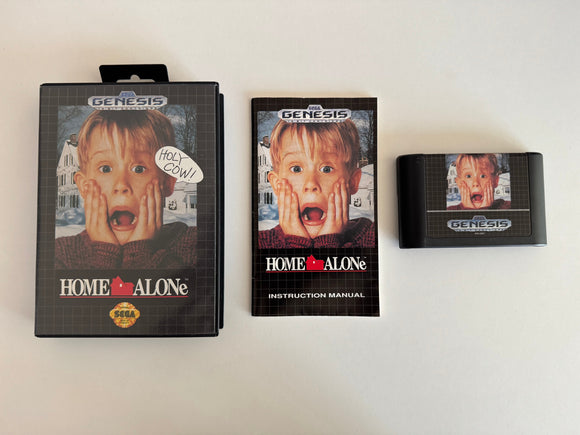 Home Alone Sega Genesis 1992 CIB Complete in Box Near MINT!